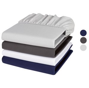 meradiso Saténové napínací prostěradlo, 140–160 x (fitted sheet)