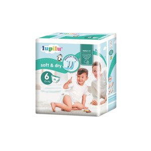 lupilu® Dětské pleny Soft & Dry, velikost 6 XL, 30 kusů