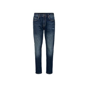 LIVERGY® Pánské džíny "Tapered Fit", 3 délky (adult#male#ne, 48 (32/34), tmavě modrá)
