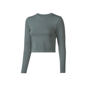 CRIVIT Dámský funkční top s dlouhými rukávy (adult#Žádný údaj#female, XS (32/34), zelená)
