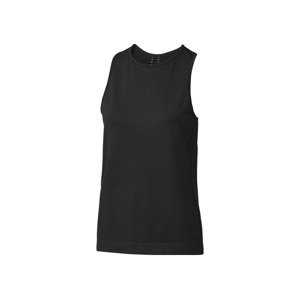 CRIVIT Dámský bezešvý funkční top (adult#unidentified#female, XS (32/34), černá)