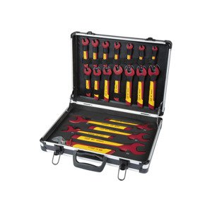 Parkside® Sada izolovaných nástrčných klíčů 1/2″, 1000 V / Sada izolovaných otevřených klíčů, 1000 V (sada otevřených klíčů)
