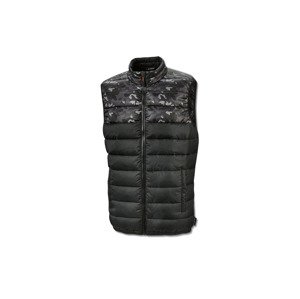 PARKSIDE® Pánská prošívaná vesta (M (48/50), černá/khaki)