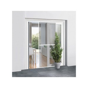 LIVARNO home Hliníkové posuvné dveře s ochranou proti (bílá)