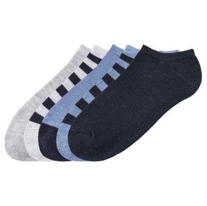pepperts!® Chlapecké ponožky, 5 párů  (31/34, pruhy / šedá / navy modrá / modrá)