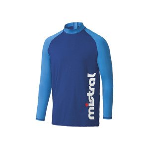 Mistral Pánské koupací triko s dlouhými rukávy UV 50+ (XL (56/58), navy modrá / modrá)
