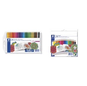 STAEDTLER Gumovatelné pastelky / Fixy, 24 kusů