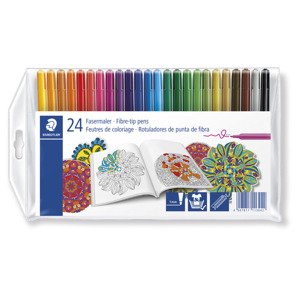 STAEDTLER Gumovatelné pastelky / Fixy, 24 kusů (fixy)