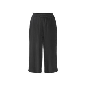 esmara® Dámské culotte kalhoty (46, černá)
