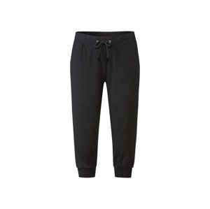 esmara® Dámské capri kalhoty (S (36/38), černá)