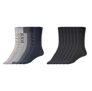 LIVERGY® Pánské ponožky s BIO bavlnou, 7 párů