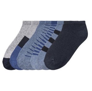 pepperts!® Chlapecké ponožky, 7 párů (23/26, navy modrá / šedá / modrá pruhovaná )