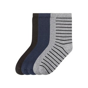 pepperts!® Chlapecké ponožky, 5 párů (31/34, šedá / navy modrá / černá)