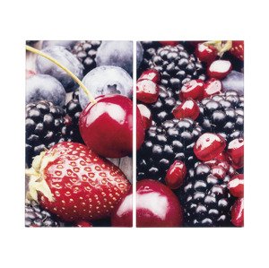 ERNESTO® Skleněná krycí deska na varnou desku, 2  (ovoce)