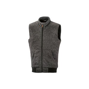 PARKSIDE® Pánská fleecová vesta (M (48/50), tmavě šedá)