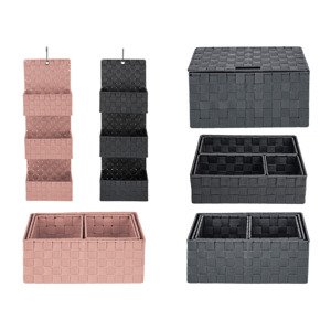 Livarno home Závěsný regál / Sada košů / Úložný koš