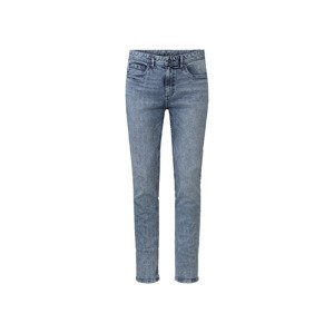 LIVERGY® Pánské džíny „Slim Fit“ (46 (30/32), středně modrá / opraná)