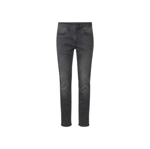 LIVERGY® Pánské džíny „Slim Fit“ (46 (30/32), šedá / opraná)
