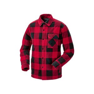 PARKSIDE® Pánský flanelový overshirt (S (44/46), červená)