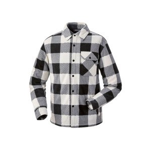 PARKSIDE® Pánský flanelový overshirt (S (44/46), bílá)