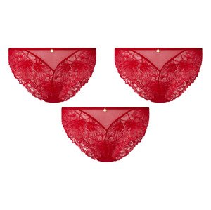 esmara® Dámské krajkové kalhotky, 2 kusy (XS (32/34), červená)