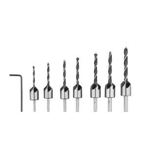 Parkside® Sada speciálních vrtáků PSB 6 A1 (vrtáky se záhlubníky do dřeva)