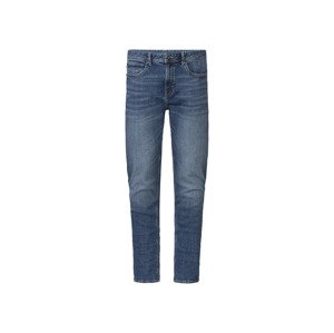 LIVERGY® Pánské džíny "Tapered Fit" (50 (34/32), tmavě modrá)