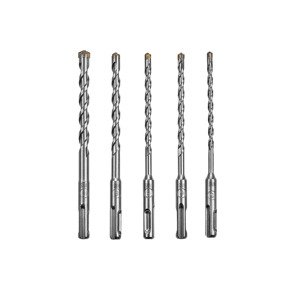 Parkside Performance® Sada SDS vrtáků pro vrtací kladiva / SDS plochý sekáč (vrták Psbsp 5 A1, 5 kusů)