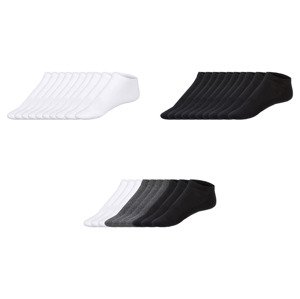 LIVERGY® Pánské nízké ponožky s BIO bavlnou, 10 párů