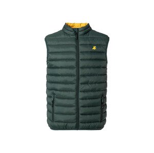 LIVERGY® U. S. Grand Polo Pánská prošívaná vesta (XL (56/58), tmavě zelená)