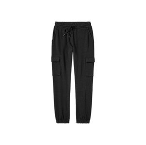 pepperts!® Dívčí cargo tepláky (146/152, černá)