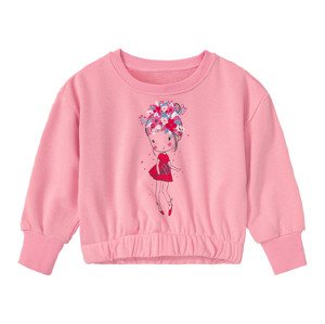 lupilu® Dívčí mikina (110/116, světle růžová)