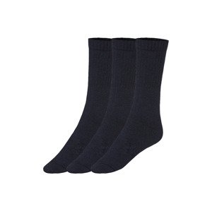 LIVERGY® Pánské ponožky, 3 páry (39/42, navy modrá)