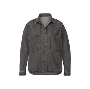 esmara® Dámský džínový overshirt (38, šedá)