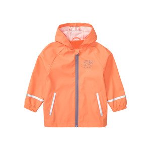 lupilu® Dívčí nepromokavá bunda (86/92, oranžová)