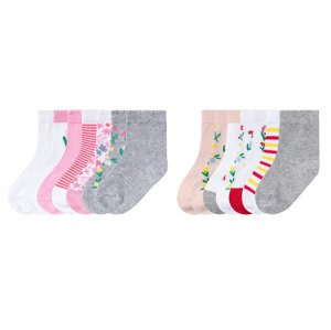 lupilu® Dívčí nízké ponožky s BIO bavlnou, 7 párů