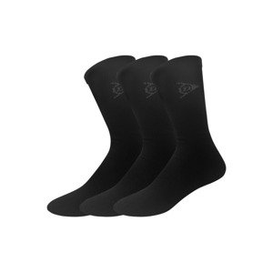 Dunlop Dámské / Pánské sportovní ponožky, 3 páry (černá, 35-38)