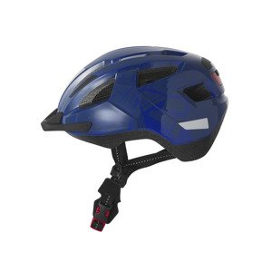 CRIVIT Dětská cyklistická helma s koncovým světlem (S, modrá)