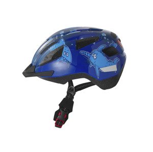 Crivit Dětská cyklistická helma s koncovým světlem (žralok, XS)