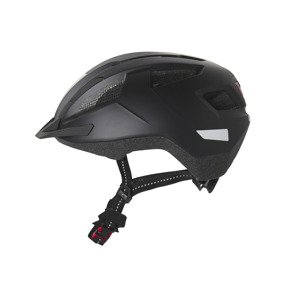 CRIVIT Cyklistická helma s koncovým světlem (S/M 54–59 cm, černá, matná)