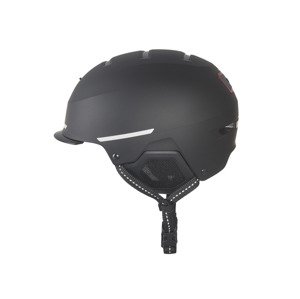Crivit Dámská / Pánská městská cyklistická helma s koncovým světlem City (vel. M/L, černá)