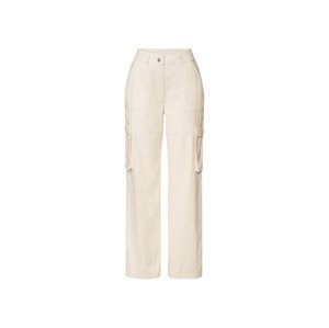 esmara® Dámské cargo kalhoty (38, světle béžová)
