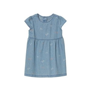 lupilu® Dívčí džínové šaty (98, světle modrá)