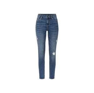 esmara® Dámské džíny "Super Skinny Fit", push-up efekt (34, středně modrá)
