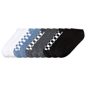pepperts!® Dětské nízké ponožky s BIO bavlnou, 10 párů (31/34, modrá/bílá/šedá/černá)
