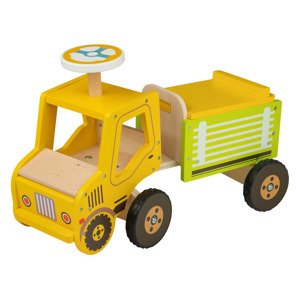 Playtive Dřevěné odrážedlo Ride-On Truck (žlutá)