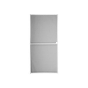 LIVARNO home Hliníkové posuvné dveře s ochranou proti hmyzu, 120 x 240 cm (bílá)