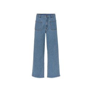 esmara® Dámské džíny "Wide Leg", 7/8 délka (40, modrá)