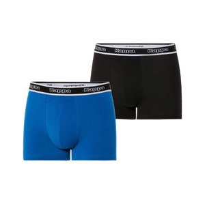Kappa Pánské boxerky, 2 kusy (L, černá/modrá)