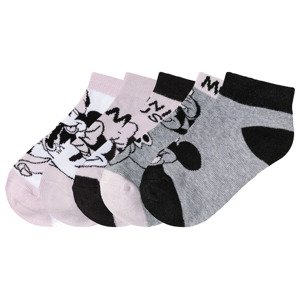 Dívčí nízké ponožky, 5 párů (27/30, Minnie Mouse)